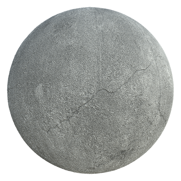 Plaster Concrete Wall Texture with Cracks (Sphere)