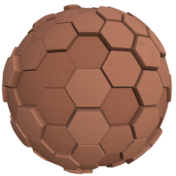 Grey Hexagonal Bump Wall Decoration