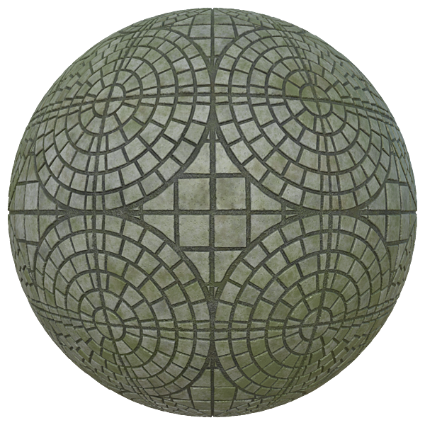 Concentric Circle Paving Tiles
