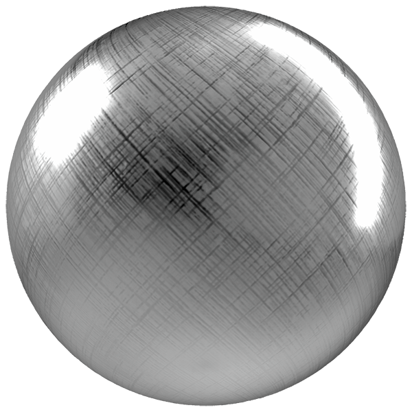 Metal Texture with Diagonal Polished Lines (Sphere)