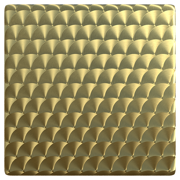 Radially Brushed Gold Texture (Plane)