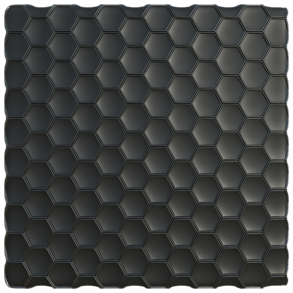 Hexagonal Metal Frames with Concave Rubber (Plane)