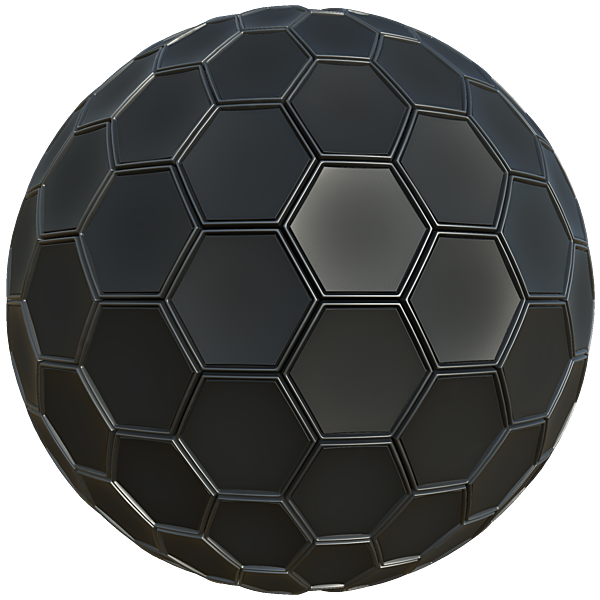 Hexagonal Metal Frames with Concave Rubber (Sphere)
