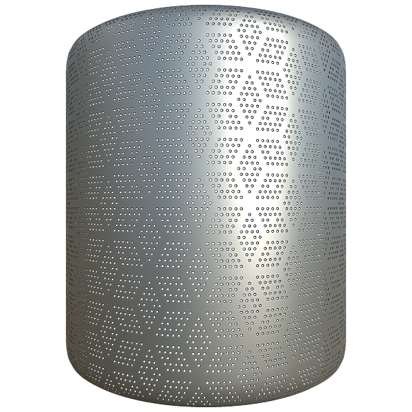 Cube Shape Patterned Perforated Metal Plate (Cylinder)