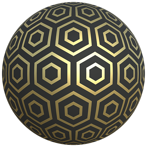 Golden Hexagon Wallpaper