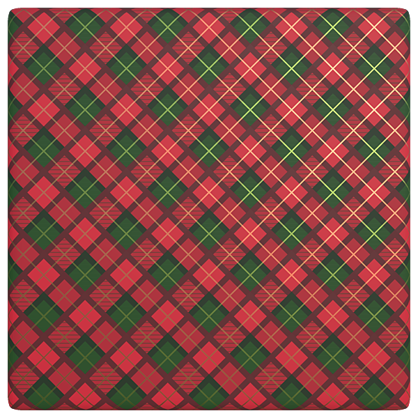 Red and Green Christmas Gift Wrapping Paper (Plane)