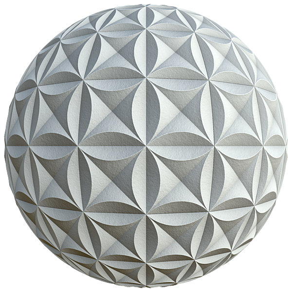 Geometric Tile Texture for Wall Decor (Sphere)