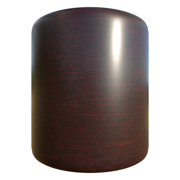Wenge Wood Lacquered Veneer Texture (Cylinder)